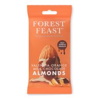 Valencia Orange Milk Chocolate Almonds 40g Forest Feast